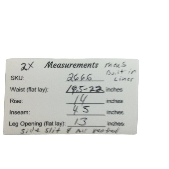 NWT MTA Sports Shorts Mens 2XL Black Running Elastic Waist Stretch Liner - Picture 4 of 5